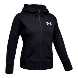 Under Armour Big Girls Rival Full-Zip Fleece Hoodie Size YMD/M